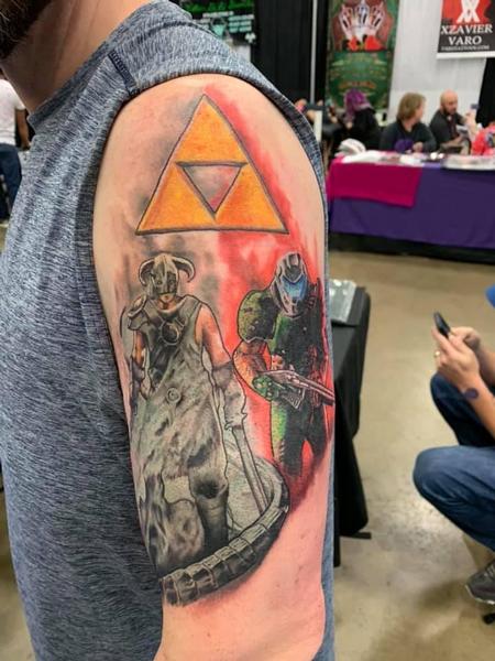 Mario Padilla - Video Game Half Sleeve