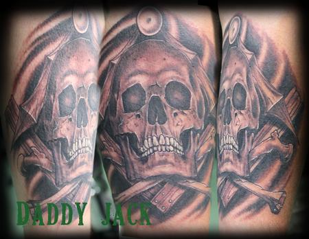 Tattoos - MASONRY_SKULL_TATTOO_DADDY_JACK - 128348