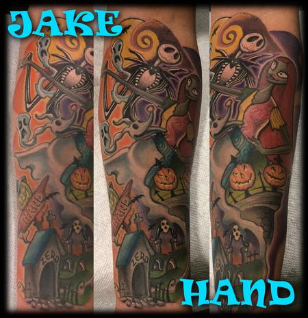 Jake Hand - Nightmare Before Christmas JackandSally by JakeHand