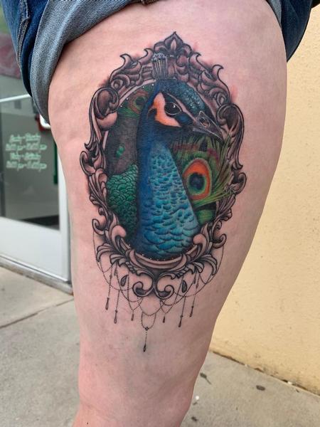 Tattoos - peacock  - 144076