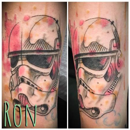 Ron Goulet - Watercolor Stormtrooper