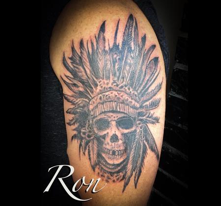 Ron Goulet - Native American Skull Chief