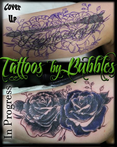Tattoos - Cover up with Roses - 131698
