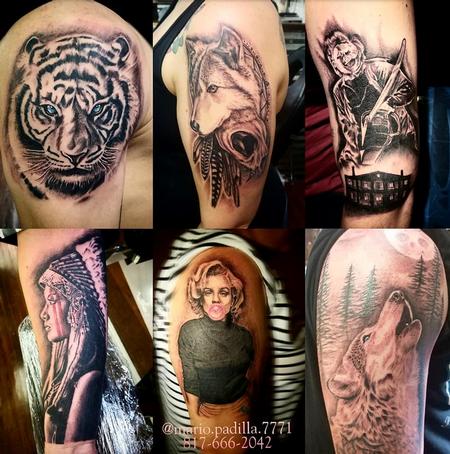 Mario Padilla - Tattoo collage 2