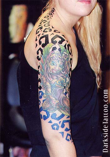 Tattoos - Egyptian Goddess Tattoo - 3217
