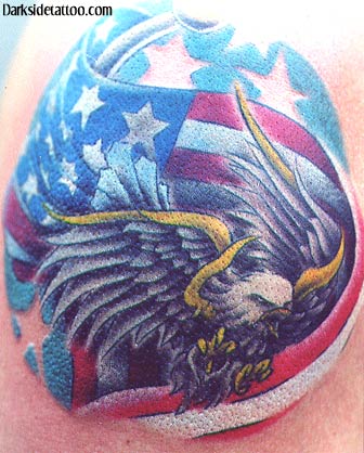 Tattoos - Patriotic Eagle
 - 1628