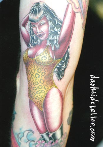Tattoos - Betty Page Pin Up
 - 3878