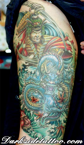 Tattoos - Oriental Thigh Piece
 - 3880