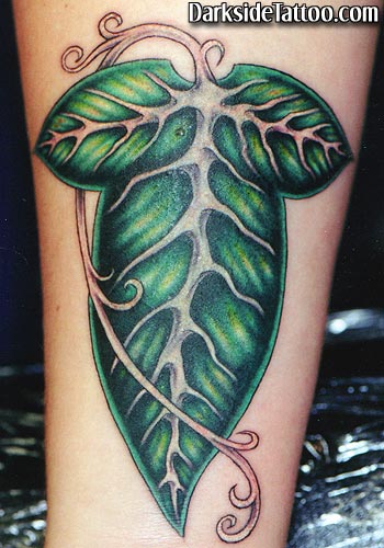 Tattoos - Leaf Cover Up
 - 4331