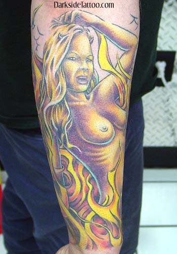 Tattoos - Devil Chick Tattoo - 3463