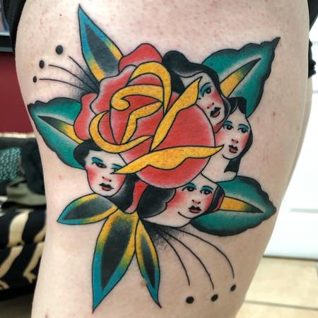 Tattoos - Traditional Rose - 142435