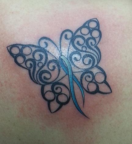 Tattoos - Tribal Butterfly - 87213