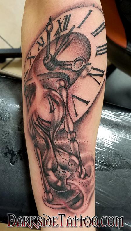 Tattoos - Clock and Hourglass - 127057