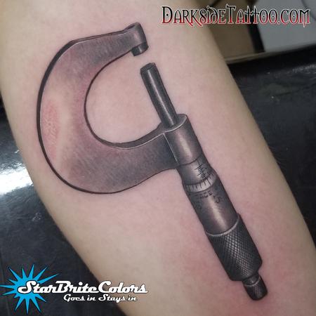 Tattoos - Black and Gray Micrometer Tattoo - 132122