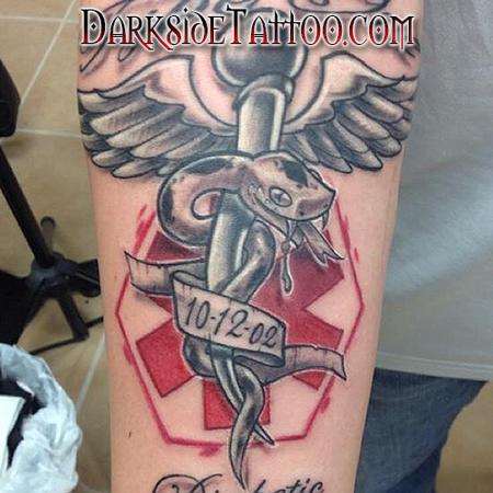 Tattoos - Color Diabetic Tattoo - 91861