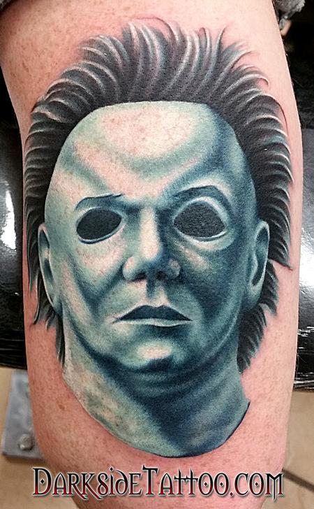 Tattoos - Color Portrait -Michael Myers Tattoo - 115452