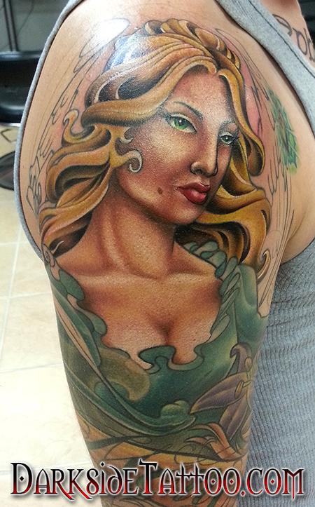 Tattoos - Color Woman Tattoo - 92034