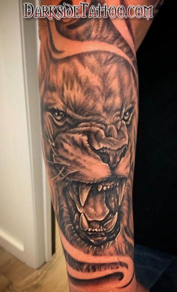 Tattoos - Lion - 141773