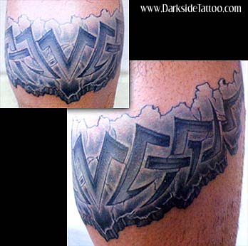 Tattoos - Unique Tribal design - 345