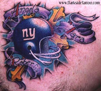 Tattoos - Giants helmet - 382