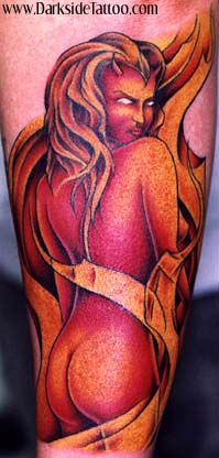 Tattoos - Devil girl - 455
