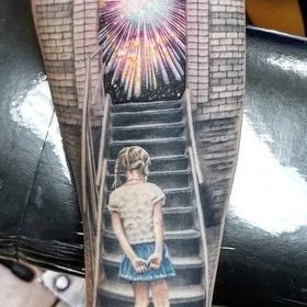 Tattoos - Girl on Stairs - 142427