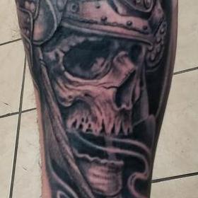 Tattoos - Samurai Skull - 142436