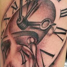 Tattoos - Clock and Hourglass - 127057