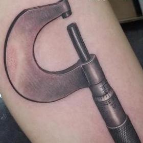 Tattoos - Black and Gray Micrometer Tattoo - 132122