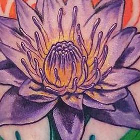 Tattoos - Color Flower Tattoo - 117326