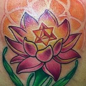 Tattoos - Color Lotus Tattoo - 114088