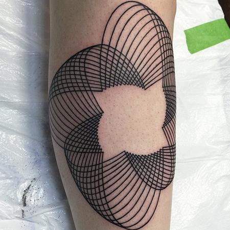 Tattoos - Geometrical Blackwork Tattoo - 101446