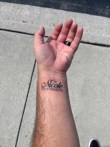 Love to Wife Tattoo Design Thumbnail