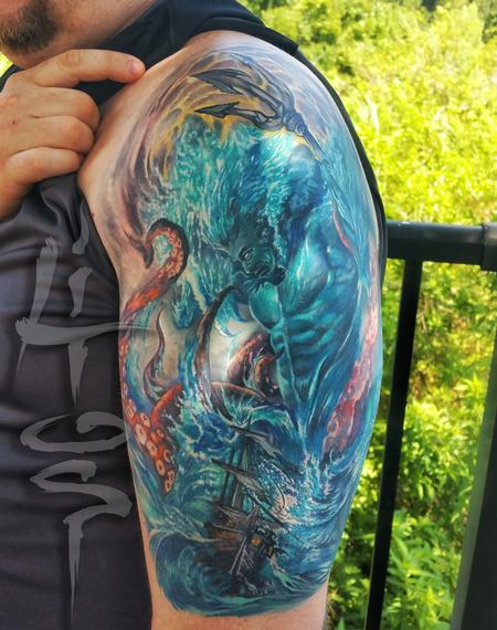 Tattoos - Poseidon Battle - 117853