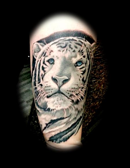 Tattoos - white tiger - 129185
