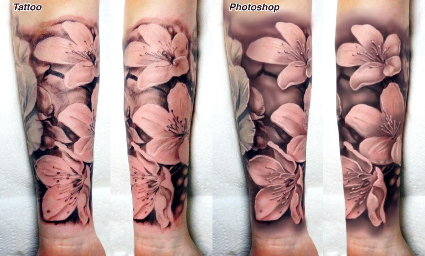 22+ Powder Shaded Tattoos HamizHamayra