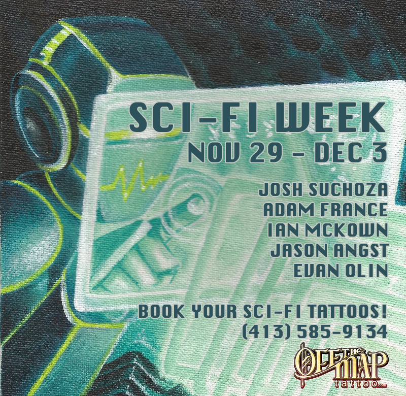 Sci-Fi Week Off the Map Tattoo
