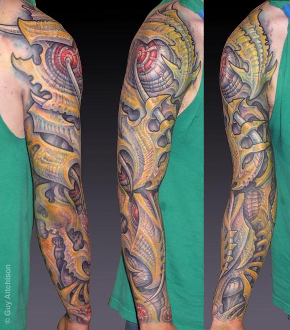 Tattoos - Josh, laser coverup bio - 72517