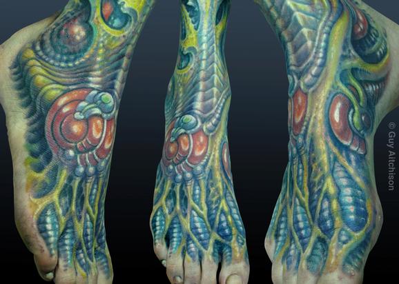 Tattoos - Durb, biomech foot - 72530