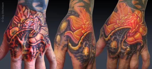 Tattoos - Jason, jeweled lotus, 2011 - 72535