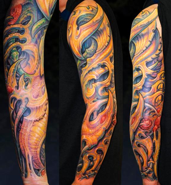 Tattoos - JJ, Biomech sleeve - 75930