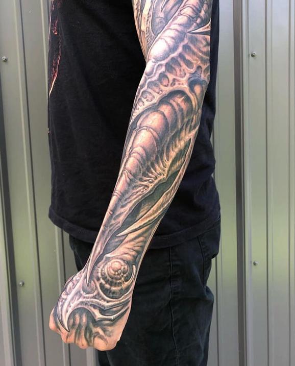 Tattoos - Forearm Bio Sleeve Tattoo - 139746