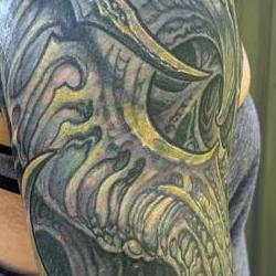 Tattoos - Biomech Sleeve Coverup - 146513