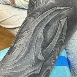 Tattoos - Blackout Biomech Sleeve - 146503