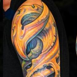 Tattoos - JJ, Biomech sleeve - 75930