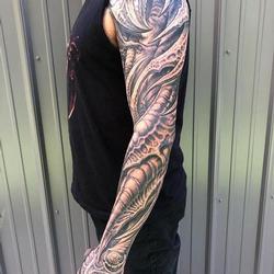 Tattoos - Full Bio Sleeve Tattoo - 139748