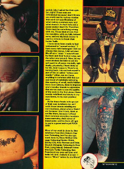 Tattoos - Tattoo Revue Magazine- Jackson Feature, 1990 - Page 6 - 71594