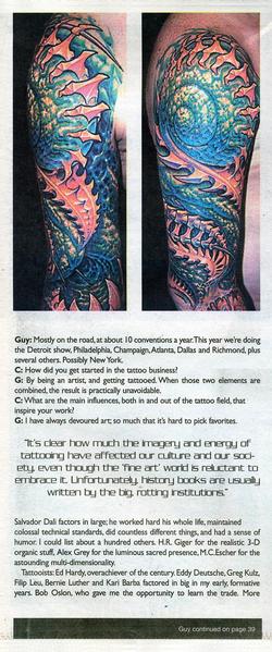 Tattoos - Prick Magazine, 2001, Page 2 - 72147
