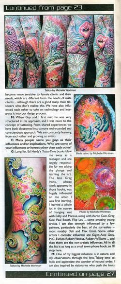 Tattoos - Aitchison/Wortman, Prick Magazine, 2003, Page 3 - 72174