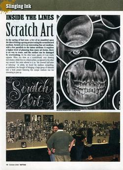 Tattoos - Scratch Art, Tattoo Mag, 2008, Page 1 - 72317
